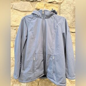 ZeroXposur Women's Lillian Soft Shelled NAVY BLUE Jacket - Sz 2x. LIKE NEW EG